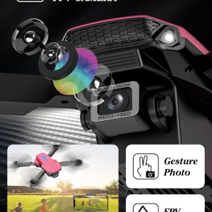 drone for kids 8 12 13 15 drone with camera foldable remote control quadcopter with altitude hold gestures selfie one ke 1