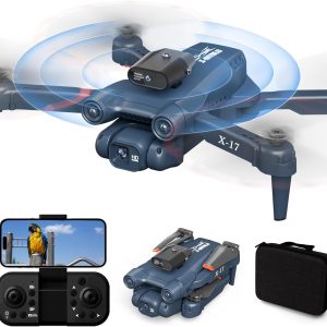 drone with 1080p hd fpv camera 90 adjustable lens foldable rc aircraft quadcopter with 360 ir obstacle avoidance optical