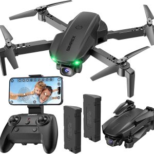 x800 drone with camera for adults kids 1080p fpv foldable quadcopter with 90 adjustable lens rgb lights 360 flips one ke
