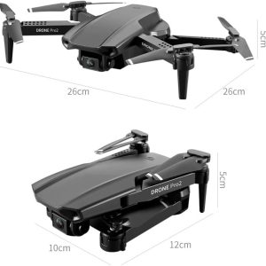 4k hd fpv live video foldable drones pro rc drone with dual camera for adults rc quadcopter helicopter kids toys 2 batte 1
