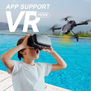 4drc v22 foldable drones with 1080p hd camera for adults rc quadcopter for kidswifi fpv live video altitude hold headles 1