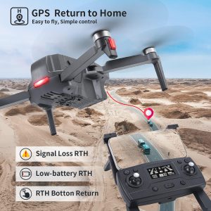 drones with 4k uhd camera for adults beginner2 batteries 60 mins flight time gps foldable fpv uav rc quadcopteroptical f 1