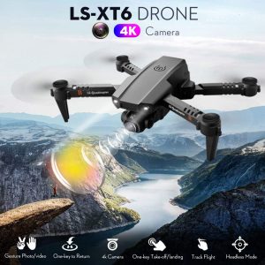 goolrc ls xt6 drone drone with camera 4k foldable drone for beginners and kids quadcopter with voice gesture control wit 1