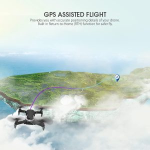 gps drones with 1080p hd camera for adults foldable rc fpv drone quadcopter for kids and beginners long distance drones 1 1