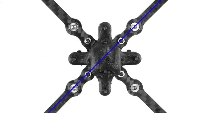 qwinout keel135 135mm carbon fiber x type toothpick 3mm arm thickness fpv tiny frame for fpv racing drone kit 1104 1506 1 1