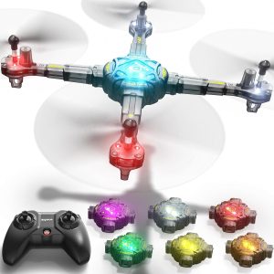 drone for kids and beginners syma x440 rc drones with detachable arms remote control quadcopter toys with 7 color led li