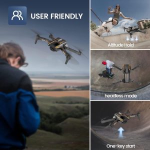 s91 3 side obstacle sensing drone with adult 1080p camera wifi hd fpv camera rc quadcopter toy gift for beginners kids 3 1